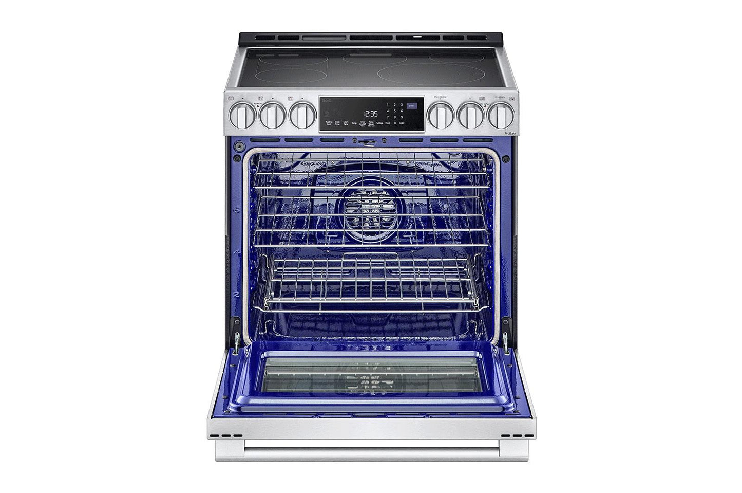 Lg LSES6338F Lg Studio 6.3 Cu. Ft. Instaview® Electric Slide-In Range With Probake Convection® And Air Fry