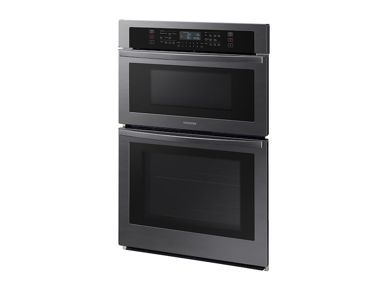 Samsung NQ70T5511DG 30" Microwave Combination Wall Oven With Wi-Fi In Black Stainless Steel