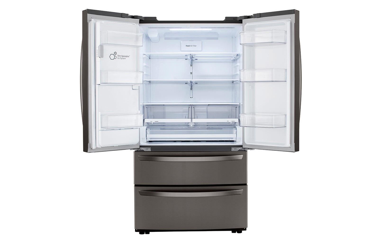 Lg LMXC22626D 22 Cu Ft. Smart Counter Depth Double Freezer Refrigerator