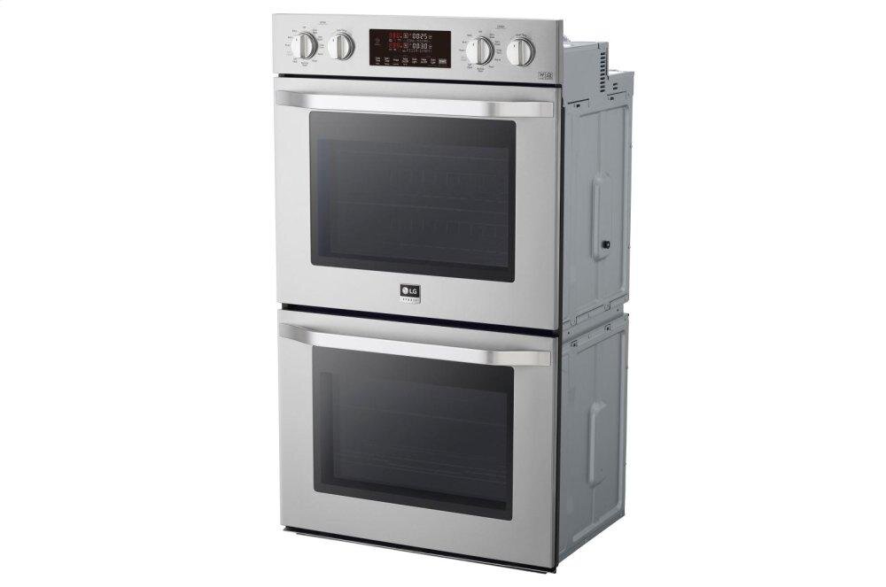Lg LSWD307ST Lg Studio 4.7 Cu. Ft. Smart Wi-Fi Enabled Double Built-In Wall Oven