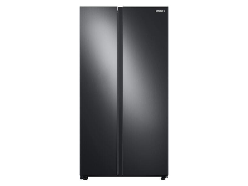 Samsung RS28A500ASG 28 Cu. Ft. Smart Side-By-Side Refrigerator In Black Stainless Steel