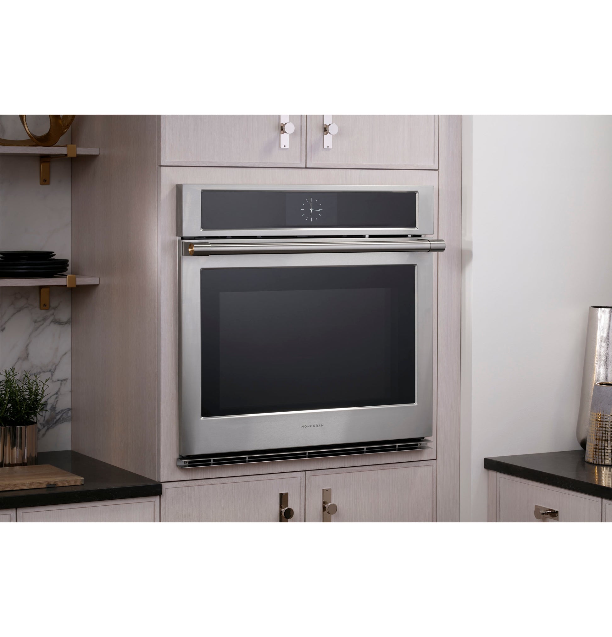 Monogram ZTSX1DPSNSS Monogram 30" Smart Electric Convection Single Wall Oven Statement Collection