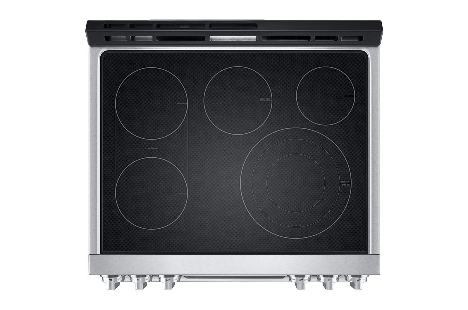 Lg LSES6338F Lg Studio 6.3 Cu. Ft. Instaview® Electric Slide-In Range With Probake Convection® And Air Fry