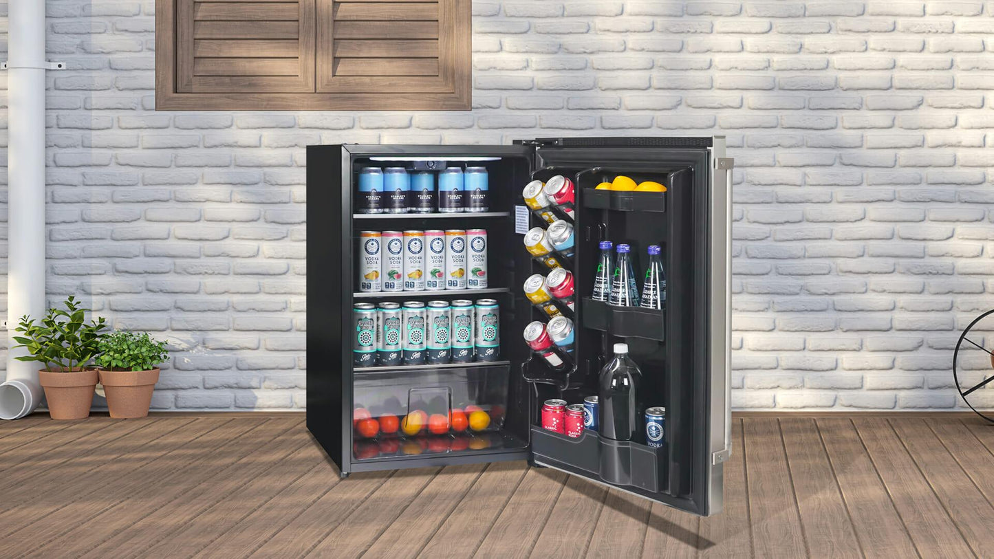 Danby DAR044A1SSO6 Danby 4.4 Cu. Ft. Outdoor Fridge In Stainless Steel