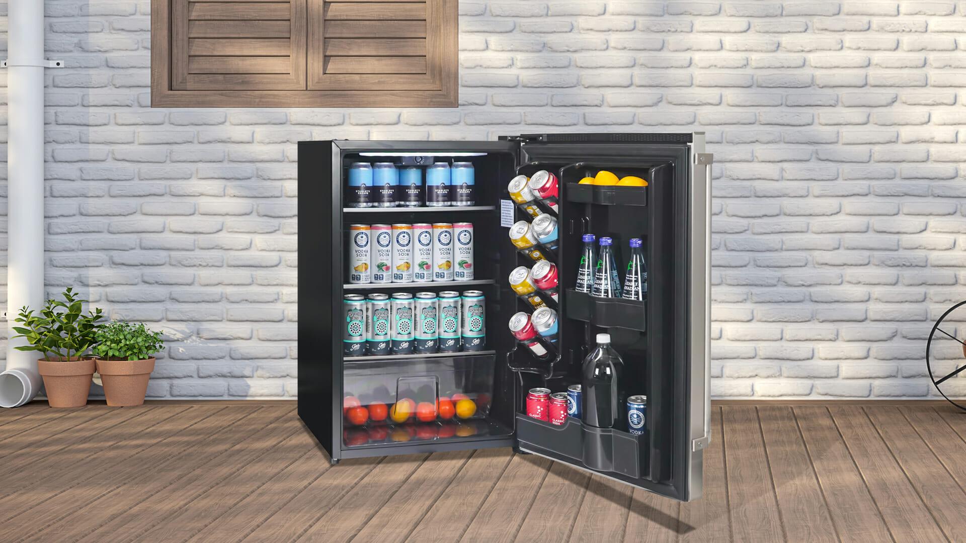 Danby DAR044A1SSO6 Danby 4.4 Cu. Ft. Outdoor Fridge In Stainless Steel