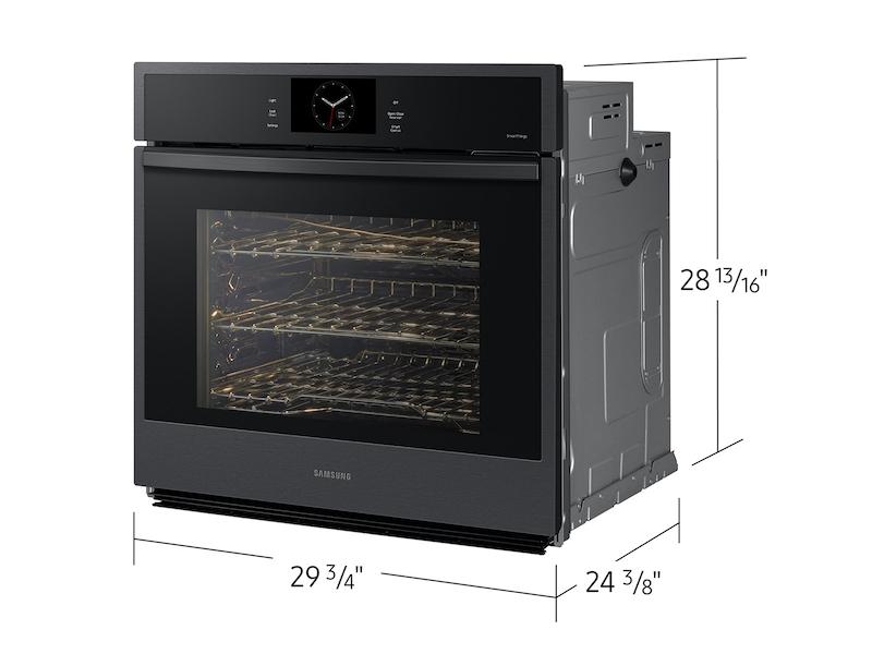 Samsung NV51CG600SMT 30" Single Wall Oven With Steam Cook In Matte Black