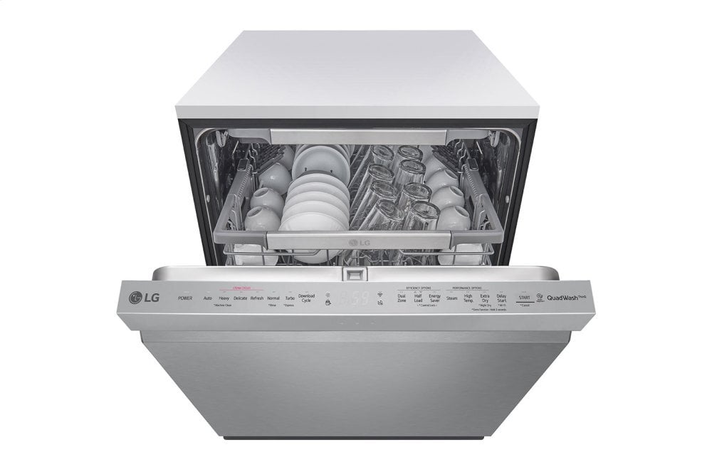 Lg LDP6810SS Top Control Smart Wi-Fi Enabled Dishwasher With Quadwash&#8482; And Truesteam®