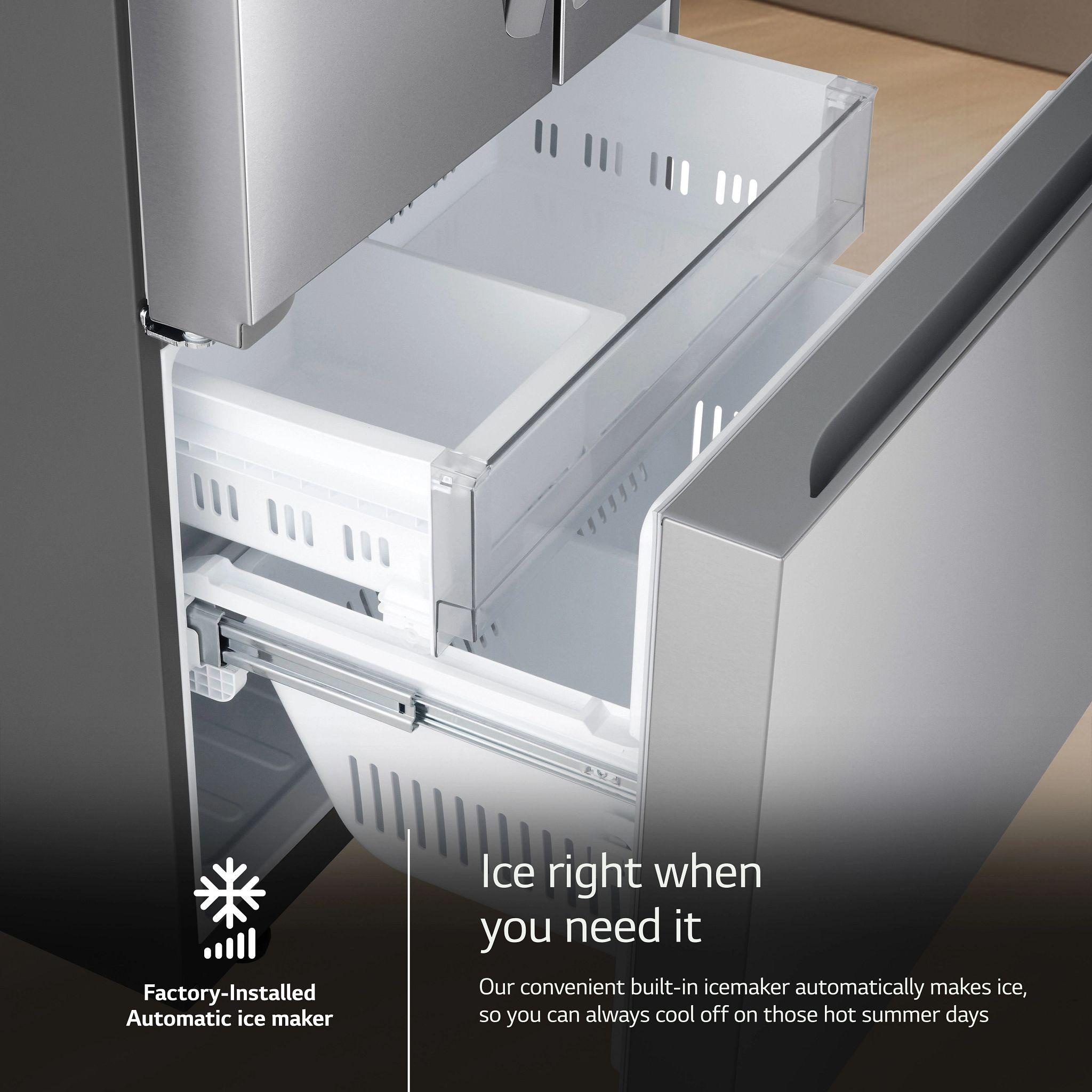 Lg LF21G6200S 21 Cu. Ft., 3-Door French Door, Counter-Depth Max™ Refrigerator