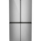Cafe CAE28DM5TS5 Café™ Energy Star® 27.4 Cu. Ft. Smart Quad-Door Refrigerator In Platinum Glass With Dual-Dispense Autofill Pitcher