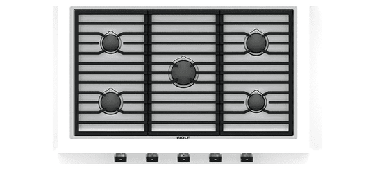 Wolf CG365CSLP 36" Contemporary Gas Cooktop - 5 Burners