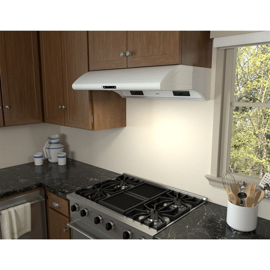 Zephyr AK2136BW 36" Typhoon Undercabinet Hood With 850 Cfm Blower, 6 Speed Levels