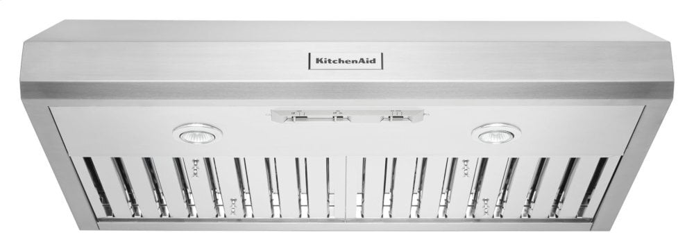 Kitchenaid KVUC606JSS 36" 585 Cfm Motor Class Commercial-Style Under-Cabinet Range Hood System - Stainless Steel