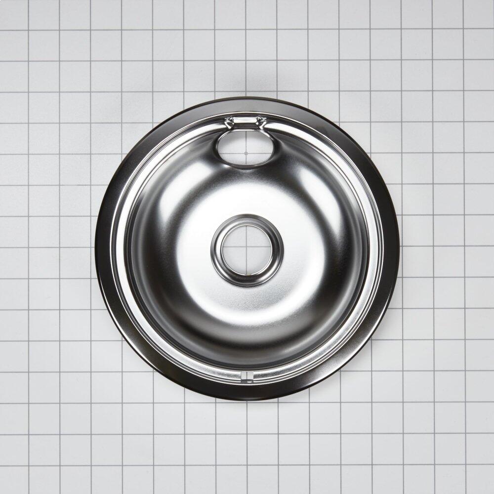 Kitchenaid W10196405RW Electric Range Round Burner Drip Bowl, Chrome - Other
