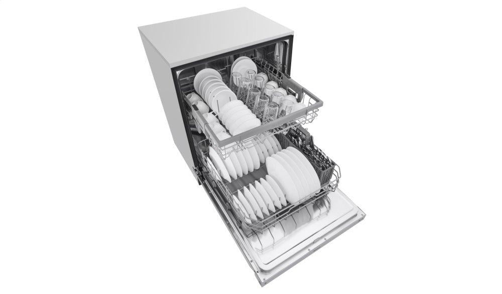 Lg LDF5545SS Front Control Dishwasher With Quadwash&#8482; And Easyrack&#8482; Plus