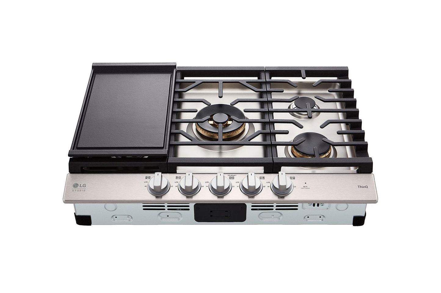 Lg CBGS3028S Lg Studio 30" Ultraheat™ Gas Cooktop With Easyclean®