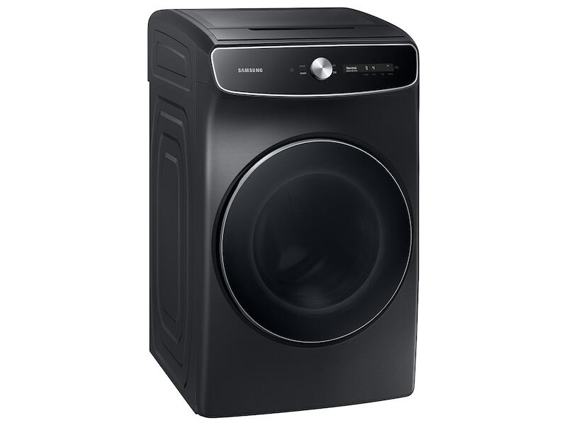 Samsung DVE60A9900V 7.5 Cu. Ft. Smart Dial Electric Dryer With Flexdry&#8482; And Super Speed Dry In Brushed Black