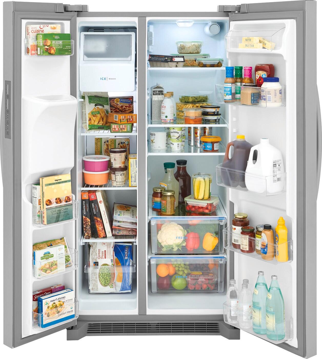 Frigidaire FRSS2633AS Frigidaire 25.6 Cu. Ft. 36'' Standard Depth Side By Side Refrigerator