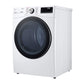 Lg DLGX4201W 7.4 Cu. Ft. Ultra Large Capacity Smart Wi-Fi Enabled Front Load Gas Dryer With Turbosteam™ And Built-In Intelligence