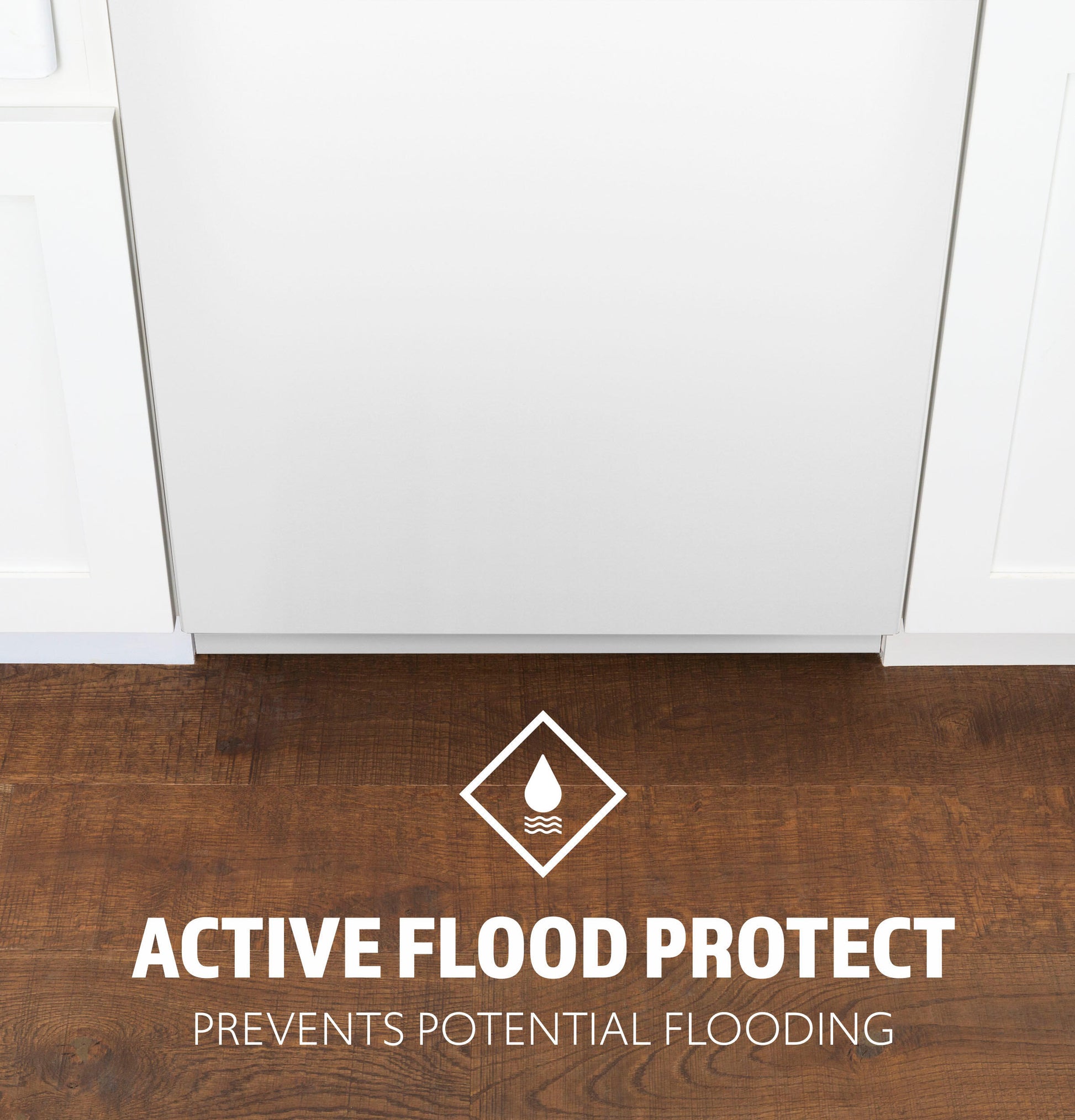 Hotpoint HDF310PGRWW Hotpoint® One Button Dishwasher With Plastic Interior