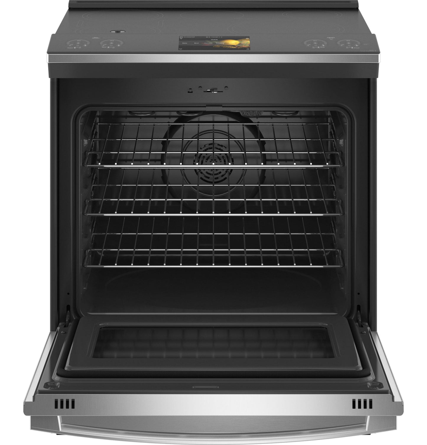 Ge Appliances PHS93XYPFS Ge Profile™ 30" Smart Slide-In Front-Control Induction Fingerprint Resistant Range With In Oven Camera