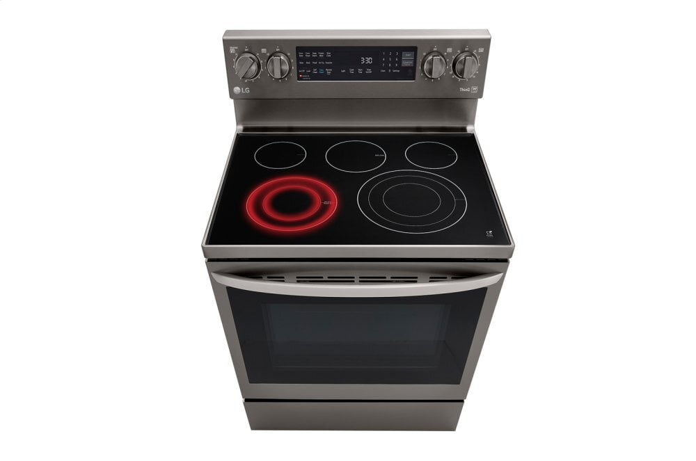 Lg LREL6325D 6.3 Cu Ft. Smart Wi-Fi Enabled True Convection Instaview® Electric Range With Air Fry