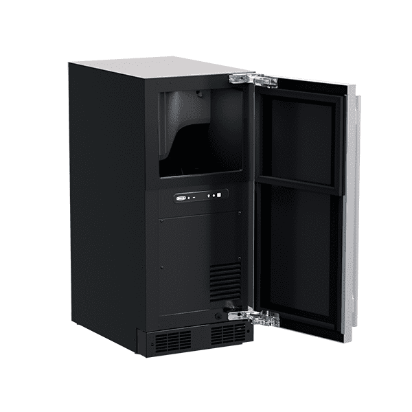 Marvel MLNP115SS01B 15-In Built-In Nugget Ice Machine With Door Style - Stainless Steel, Pump