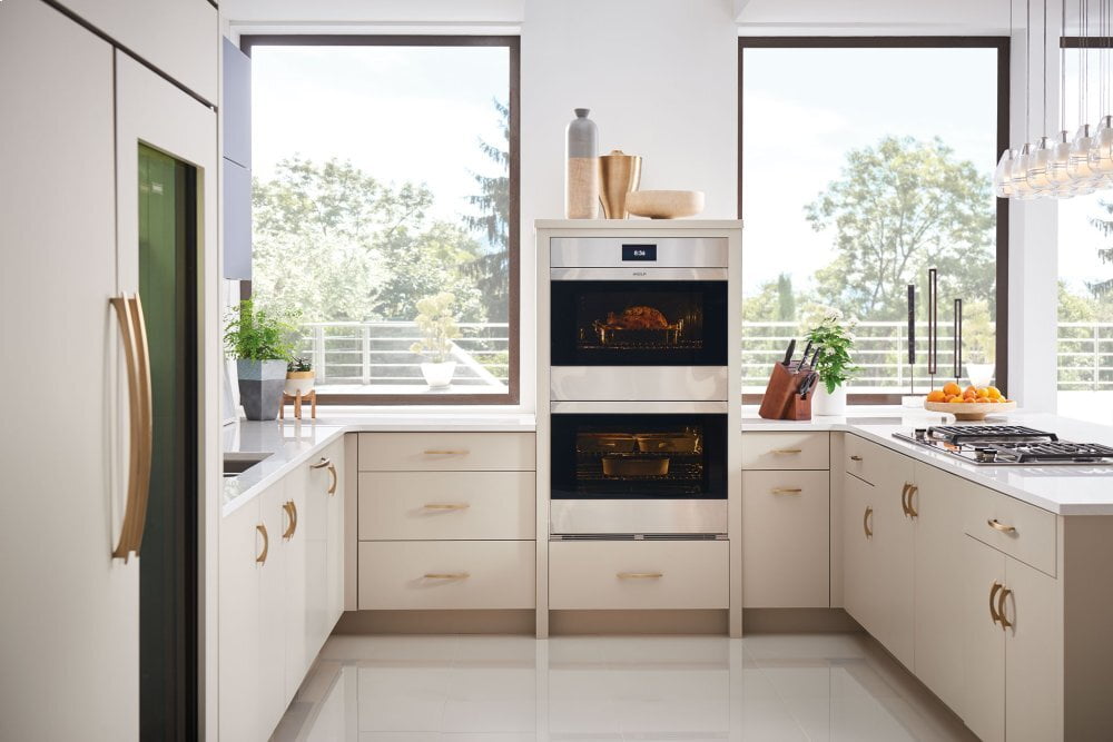 Wolf DO30CMS 30" M Series Contemporary Stainless Steel Built-In Double Oven