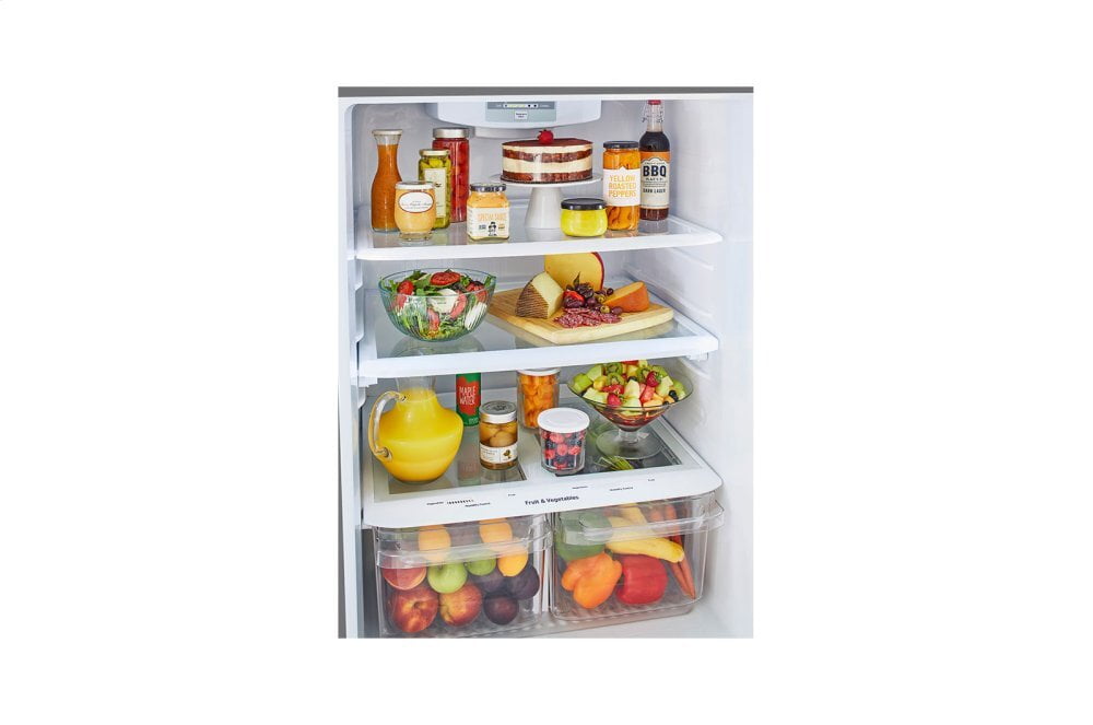 Lg LTCS20030S 20 Cu. Ft. Top Freezer Refrigerator