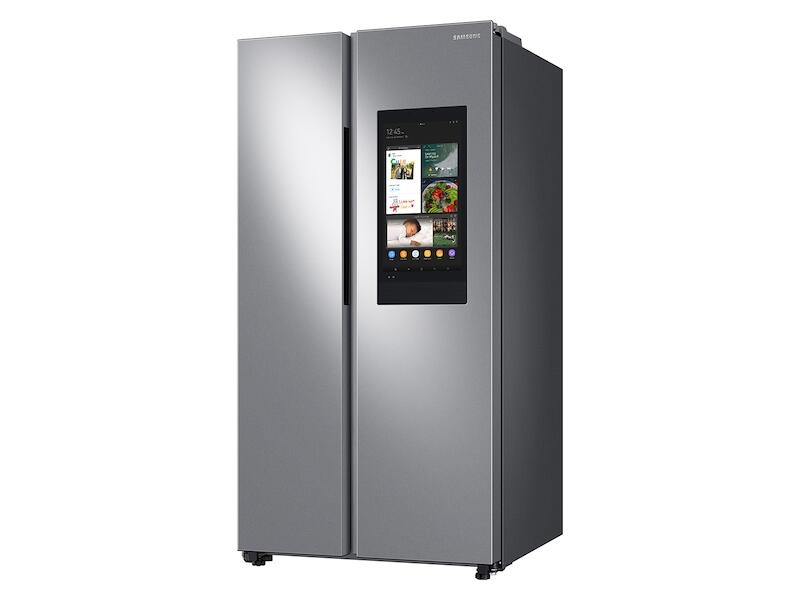 Samsung RS28A5F61SR 27.3 Cu. Ft. Smart Side-By-Side Refrigerator With Family Hub™ In Stainless Steel