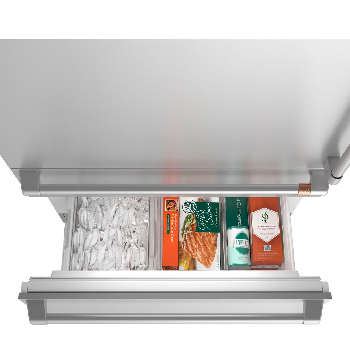 Cafe CIC36LP2VS1 Café™ 36" Integrated Bottom-Freezer Refrigerator