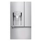 Lg LRMXC1803S 18.3 Cu. Ft. Counter-Depth French Door Refrigerator With Tall Ice And Water Dispenser