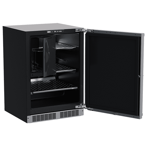 Marvel MPRI424SS31A 24-In Professional Built-In Refrigerator Freezer With Crescent Ice Maker With Door Style - Stainless Steel