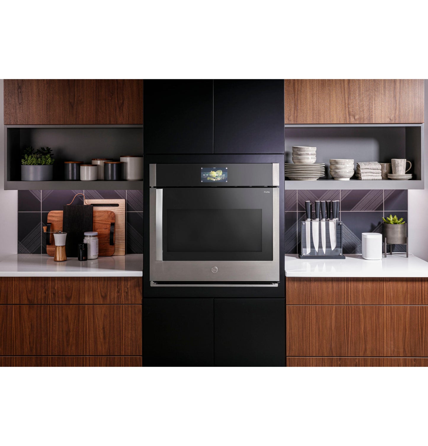 Ge Appliances PTS700LSNSS Ge Profile&#8482; 30" Smart Built-In Convection Single Wall Oven With Left-Hand Side-Swing Doors