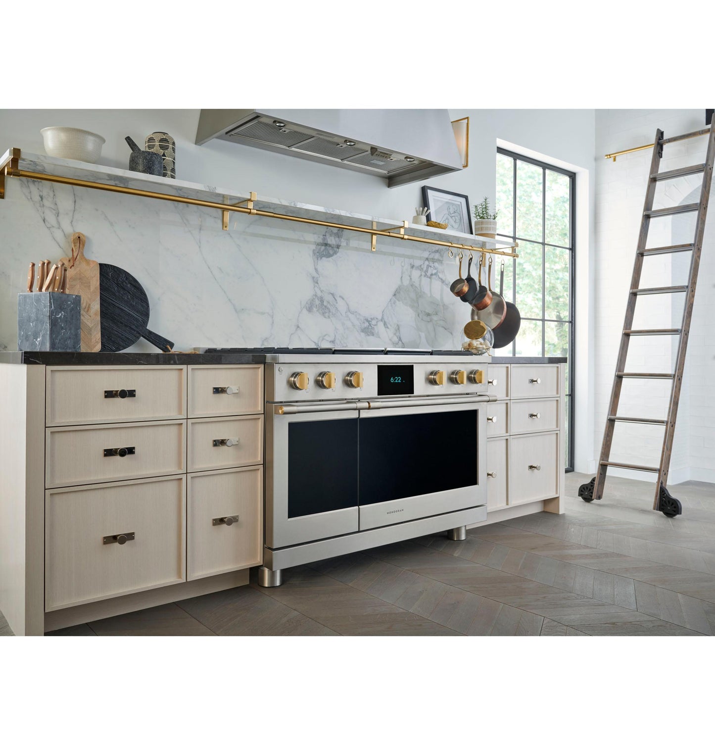 Monogram ZVC48STSS Monogram 48" Custom Stainless Steel Hood Insert Sold Separately