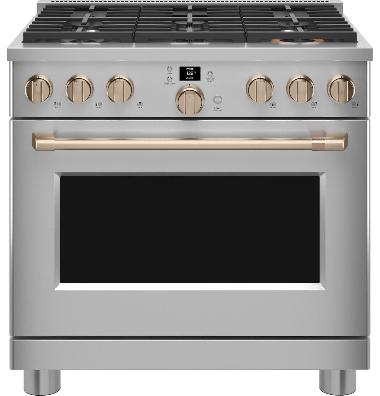 Cafe CGY366P2TS1 Café™ 36" Smart All-Gas Commercial-Style Range With 6 Burners (Natural Gas)