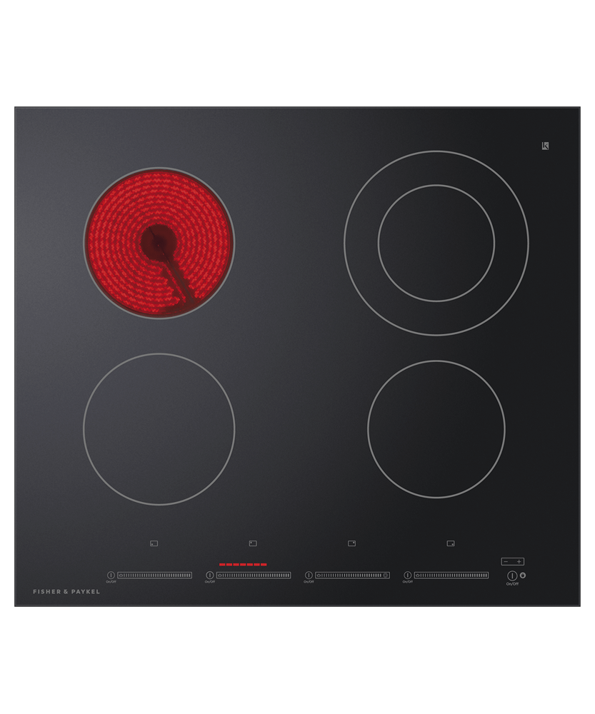 Fisher & Paykel CE244DTB1 Electric Cooktop, 24"