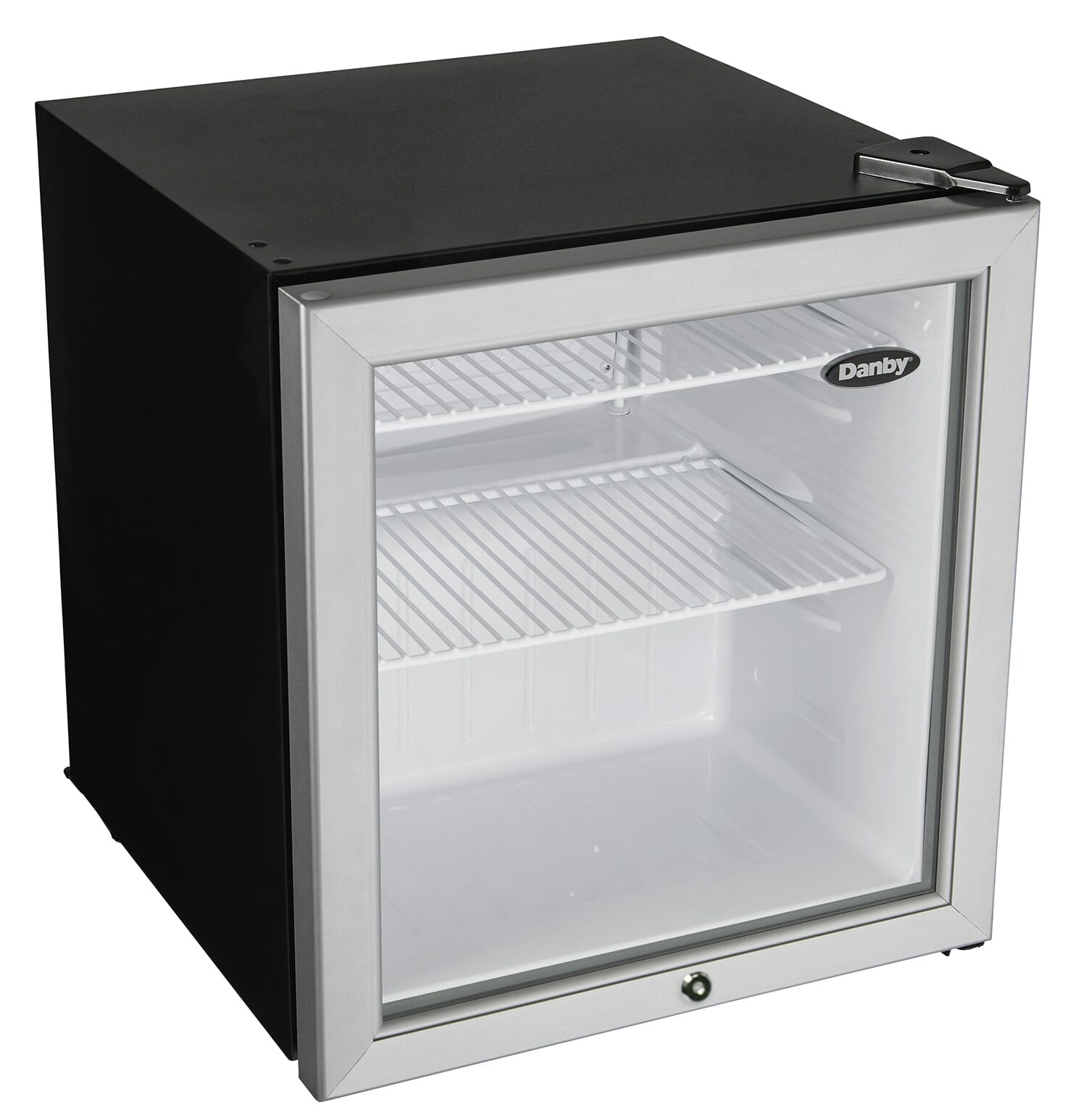 Danby DAG016A2BDB Danby 1.6 Cu. Ft. Compact Glass Door Fridge In Platinum