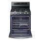 Samsung NX58M6650WG 5.8 Cu. Ft. Freestanding Gas Range With True Convection And Steam Reheat In Black Stainless Steel