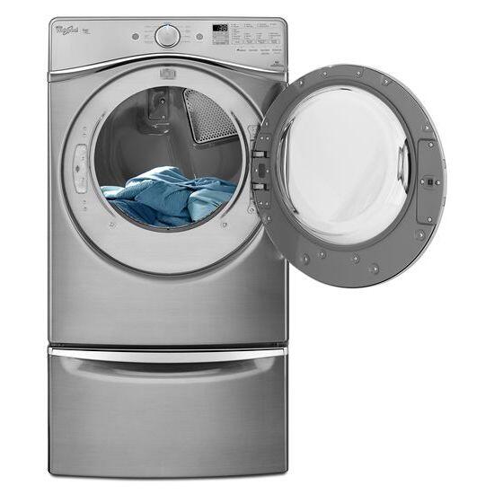 Amana XHPC155YC 15.5" Pedestal For Front Load Washer And Dryer With Storage - Chrome