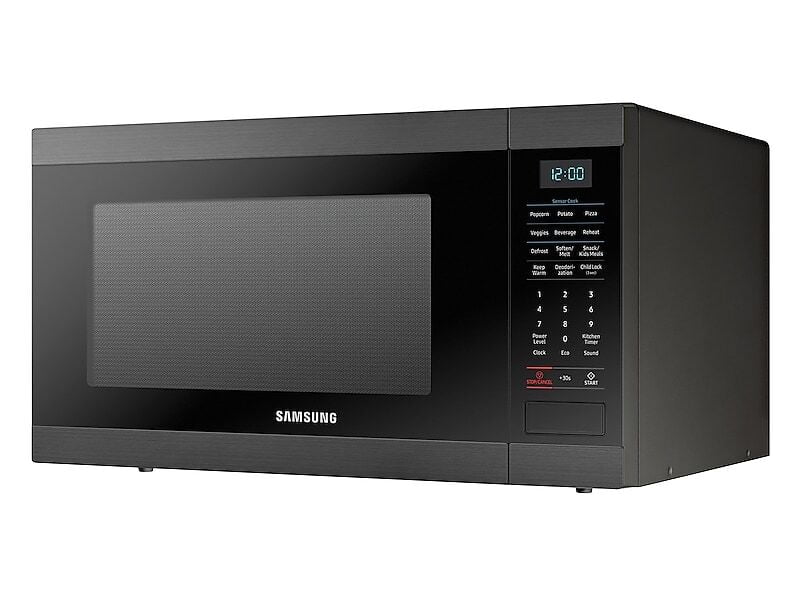 Samsung MS19M8000AG 1.9 Cu. Ft. Countertop Microwave With Sensor Cooking In Fingerprint Resistant Black Stainless Steel