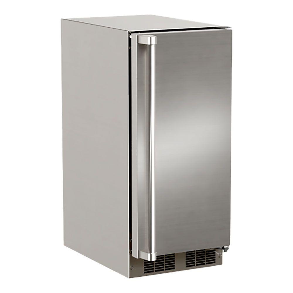 Marvel MOCR215SS01B 15-In Outdoor Built-In Crescent Ice Machine With Door Style - Stainless Steel
