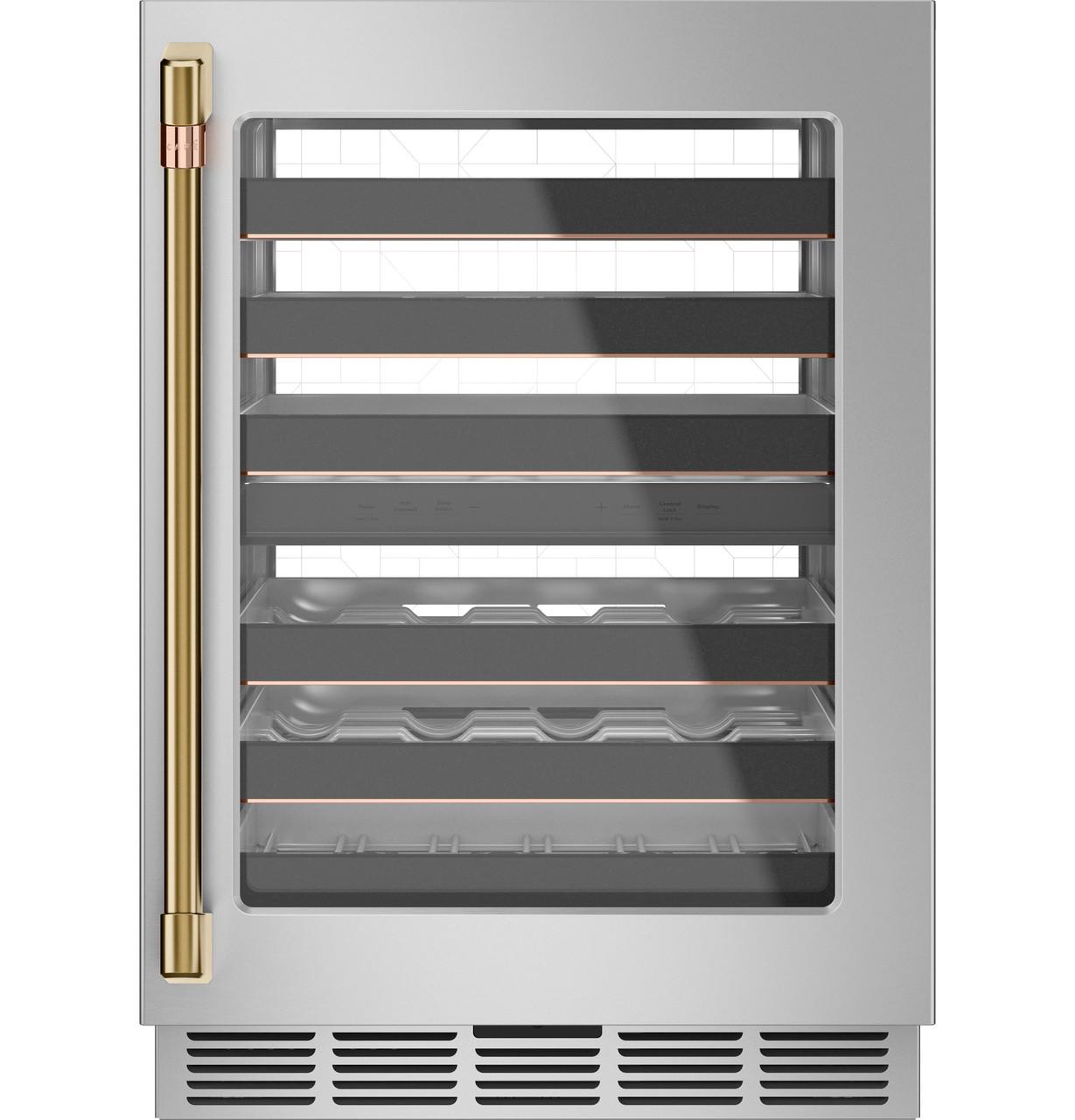 Cafe CXQW1H1PPCG Café™ Wine/Beverage Center Handle Kit - Brushed Brass