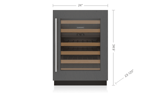 Sub-Zero DEU2450WL 24" Designer Undercounter Wine Storage - Panel Ready