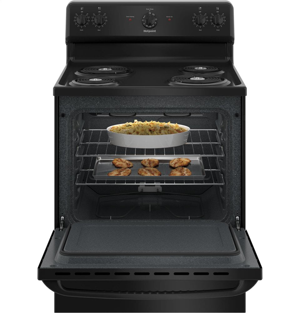 Hotpoint RBS160DMBB Hotpoint® 30" Free-Standing Electric Range