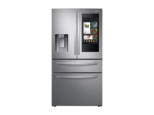Samsung RF22R7551SR 22 Cu. Ft. 4-Door French Door, Counter Depth Refrigerator With 21.5" Touch Screen Family Hub™ In Stainless Steel