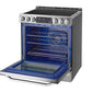 Lg LSIS3018SS Lg Studio 6.3 Cu. Ft. Induction Slide-In Range With Probake Convection® And Easyclean®