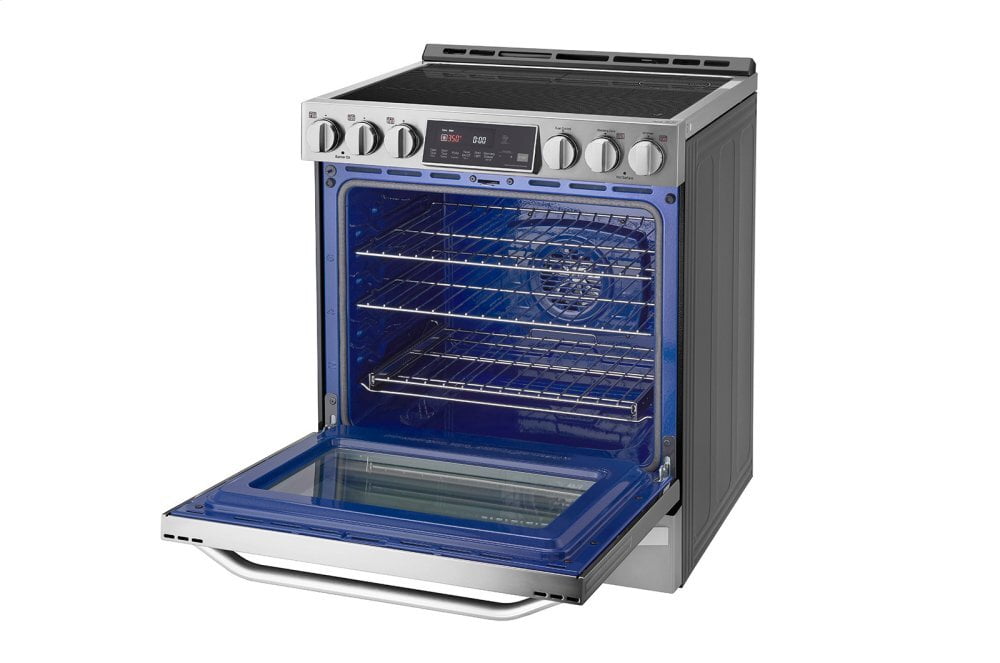 Lg LSIS3018SS Lg Studio 6.3 Cu. Ft. Induction Slide-In Range With Probake Convection® And Easyclean®