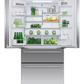 Fisher & Paykel RF172GDUX1 Freestanding French Door Refrigerator Freezer, 32