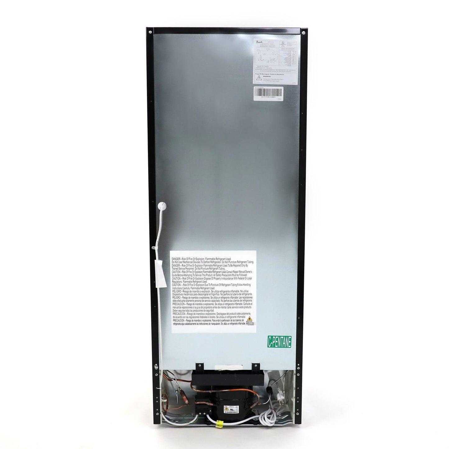 Avanti RA75V1B 7.4 Cu. Ft. Apartment Size Refrigerator