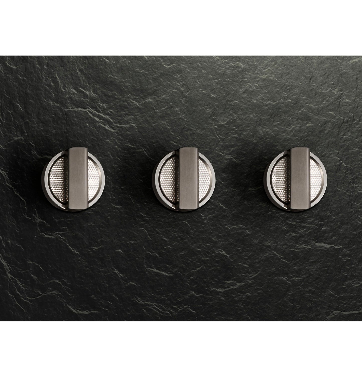 Monogram ZXPR48KKTT1 Monogram 48" Designer Collection Titanium Knobs For Pro Range